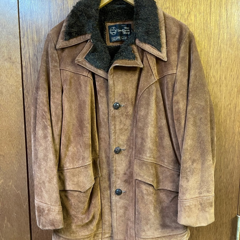 Men’s leather jacket size 42